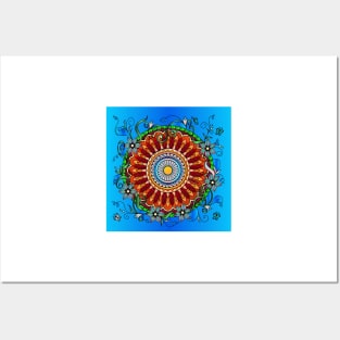 Circle Mandalas 110 (Style:17) Posters and Art